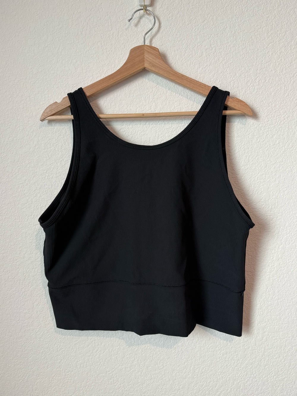 Lululemon Black Ribbed Reversible Tank Top